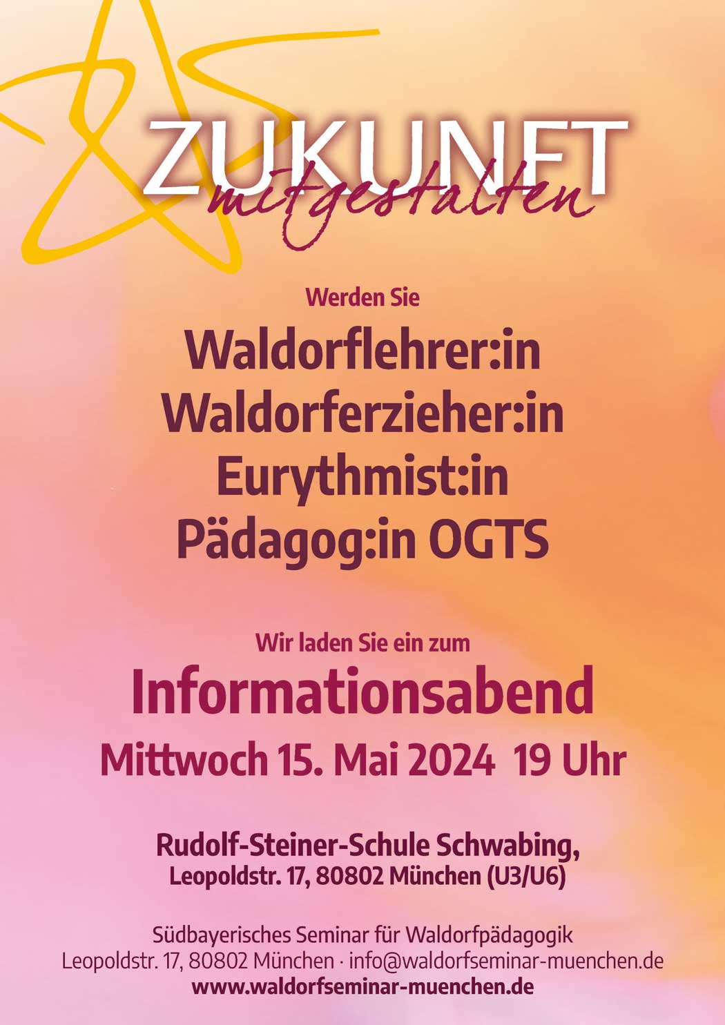Infoabend 2024 Suedbayerisches Waldorfseminar