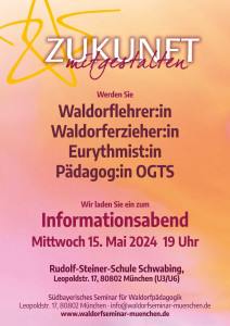Informationsabend am Südbayerischen Seminar für Waldorfpädagogik