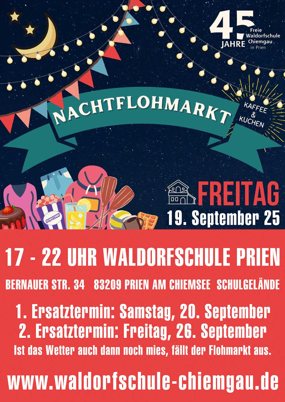 orig nachtflohmarkt waldorfschule chiemgau